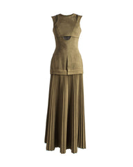 Olive Singlet Dress