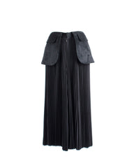 Pleated Cape Shorts