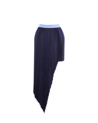 Pleated Cut Out Skirt