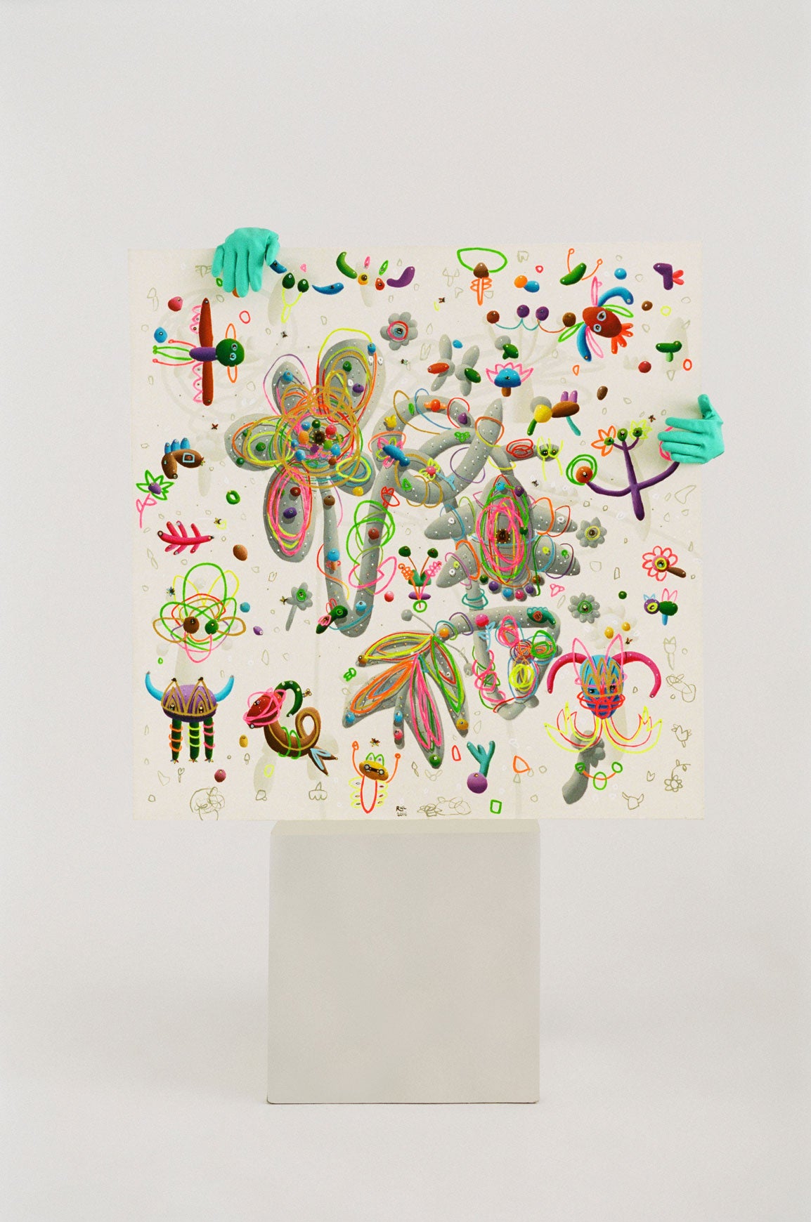 Capricorn Botanical Horoscope Painting