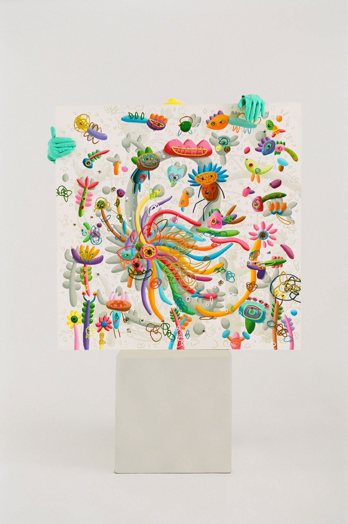 Leo Botanical Horoscope Painting