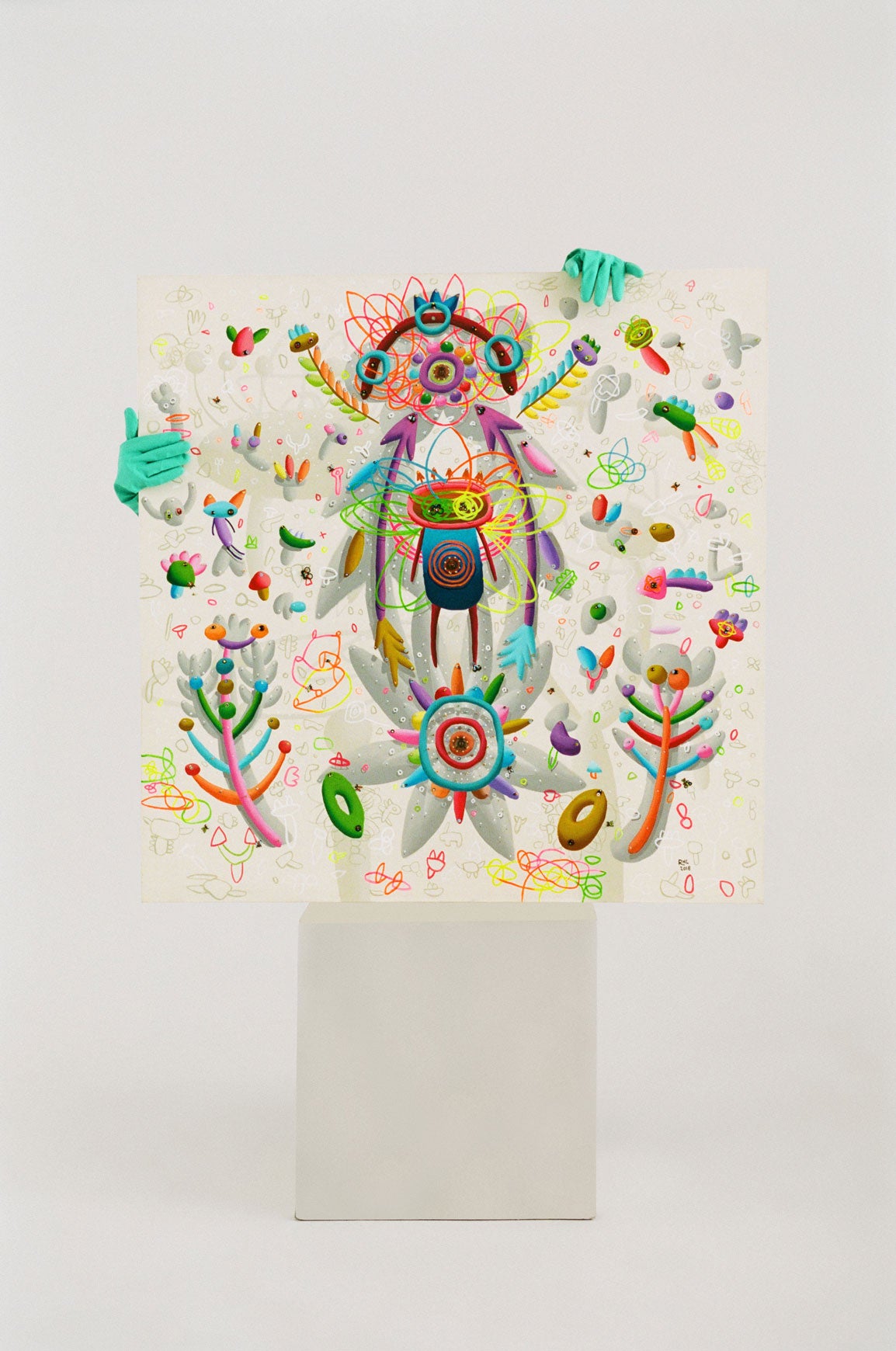 Sagittarius Botanical Horoscope Painting