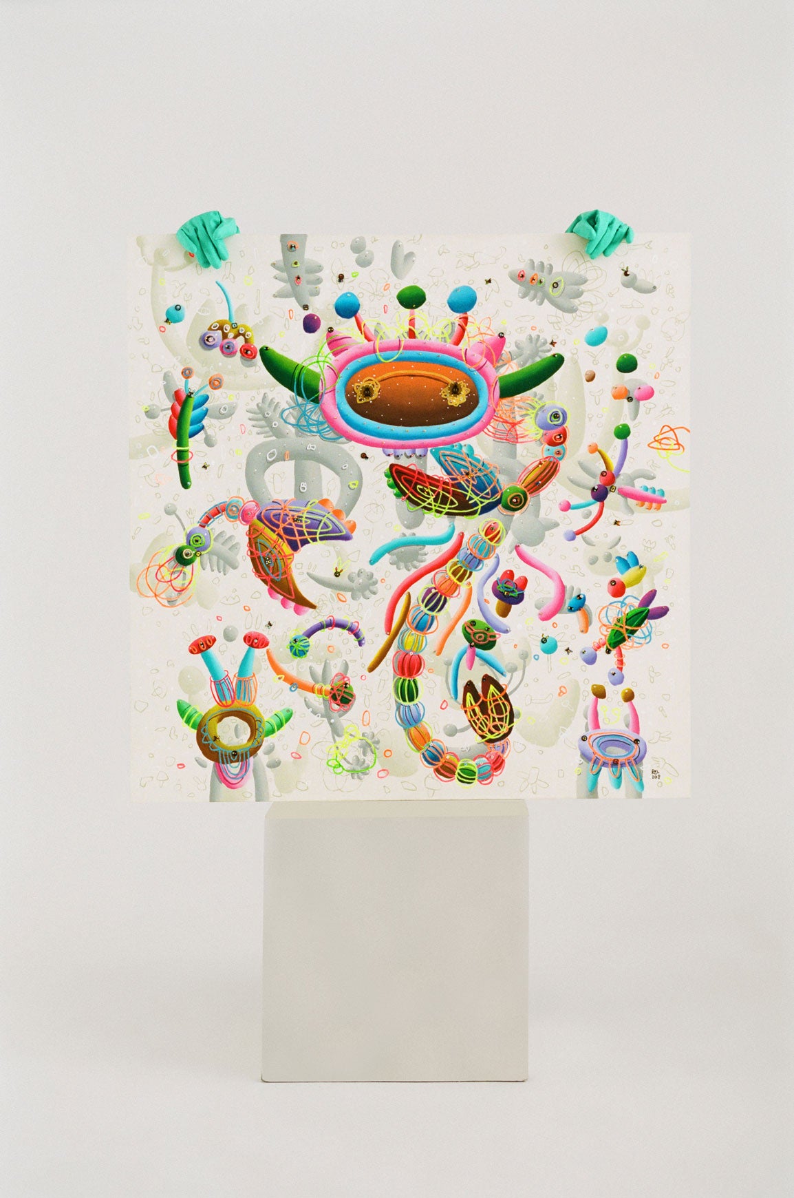 Scorpio Botanical Horoscope Painting