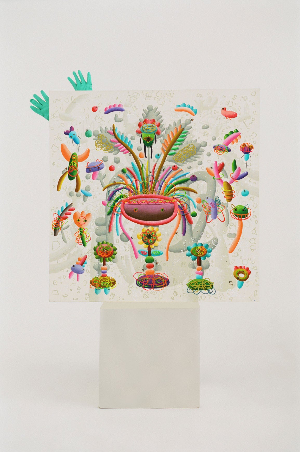 Virgo Botanical Horoscope Painting