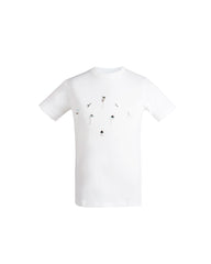White Robots Embellished T-Shirt