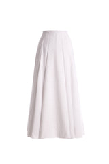Orbitale White Embroidery Skirt